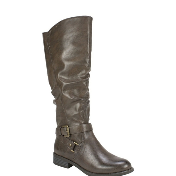 White Mountain Liona Riding Boots Color Brown/Burn - Picture 1 of 8